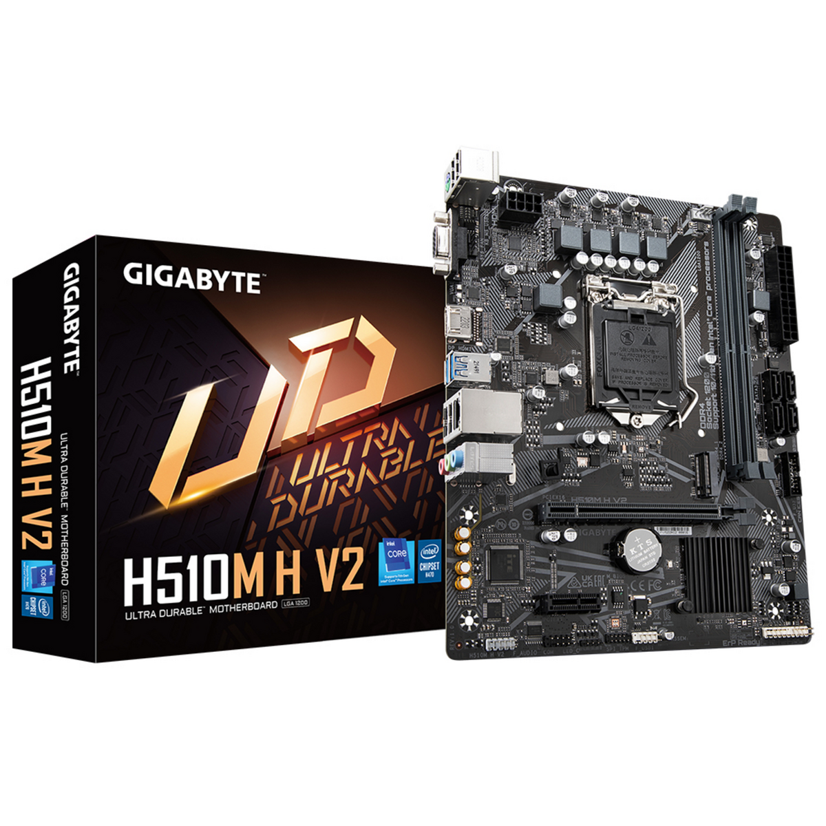 Gigabyte Mainboard H510M H V2 Schwarz