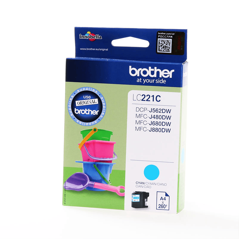 Brother Encre LC-221C Cyan