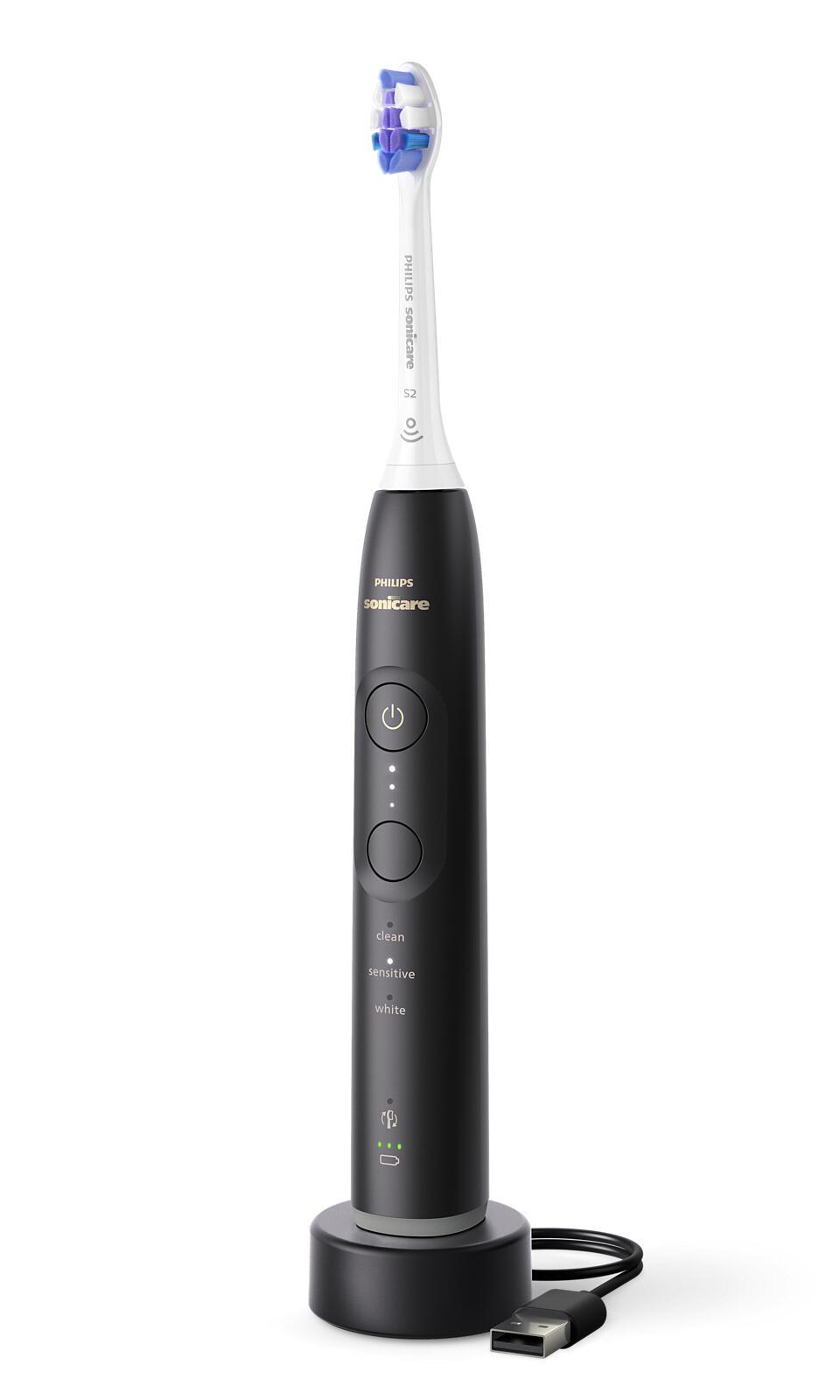 Philips Zahnbürste Sonicare 6500 mit Etui / HX7411/02 Schwarz Standard