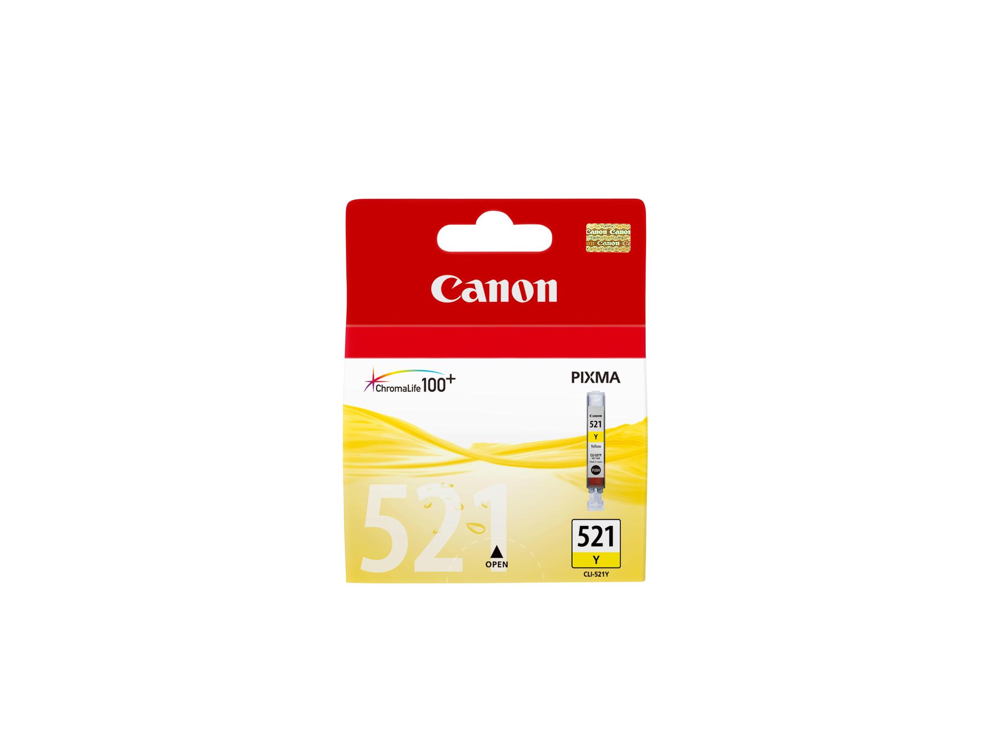 Canon Encre CLI-521Y / 2936B001 Jaune Standard
