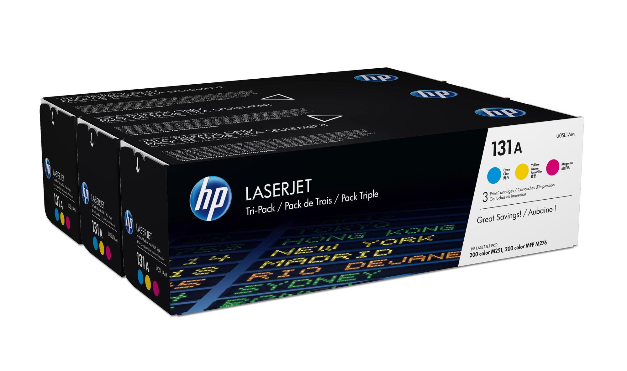 HP Toner 131A / U0SL1AM C,M,Y Multipack