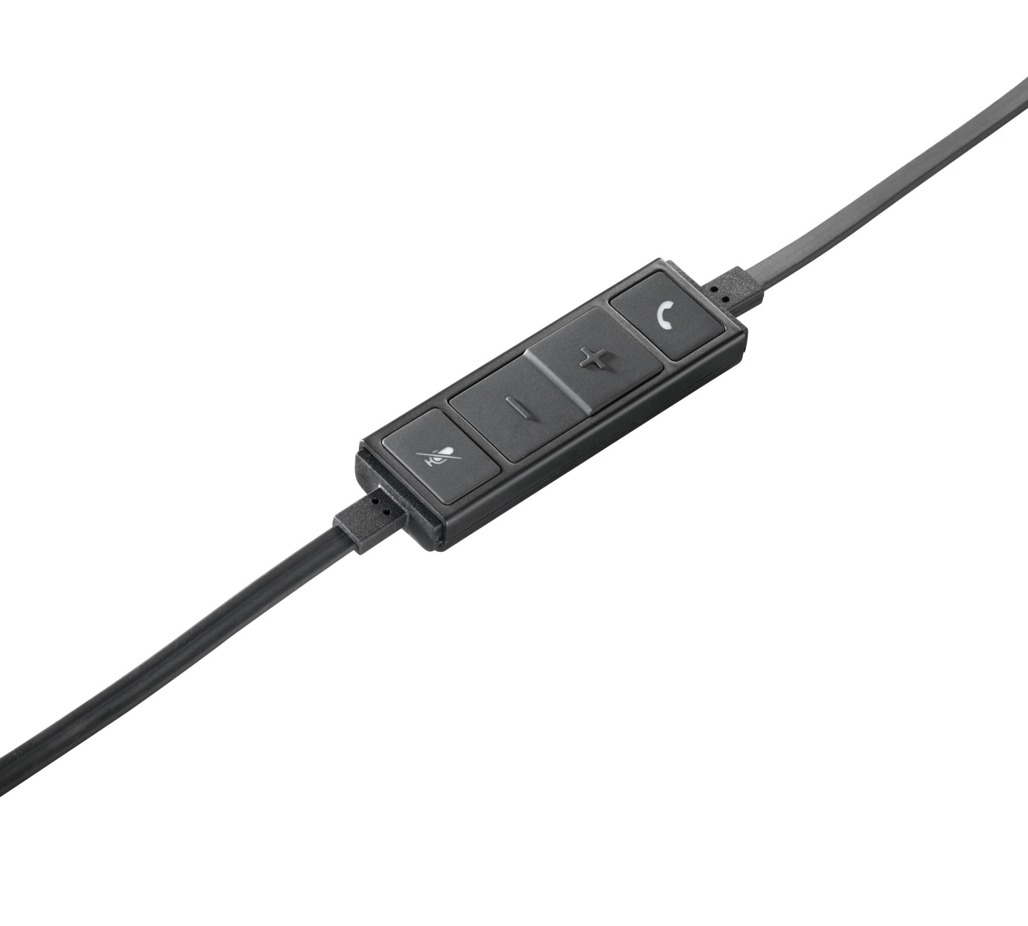 Logitech Headset H650e / 981-000519 Black, silver
