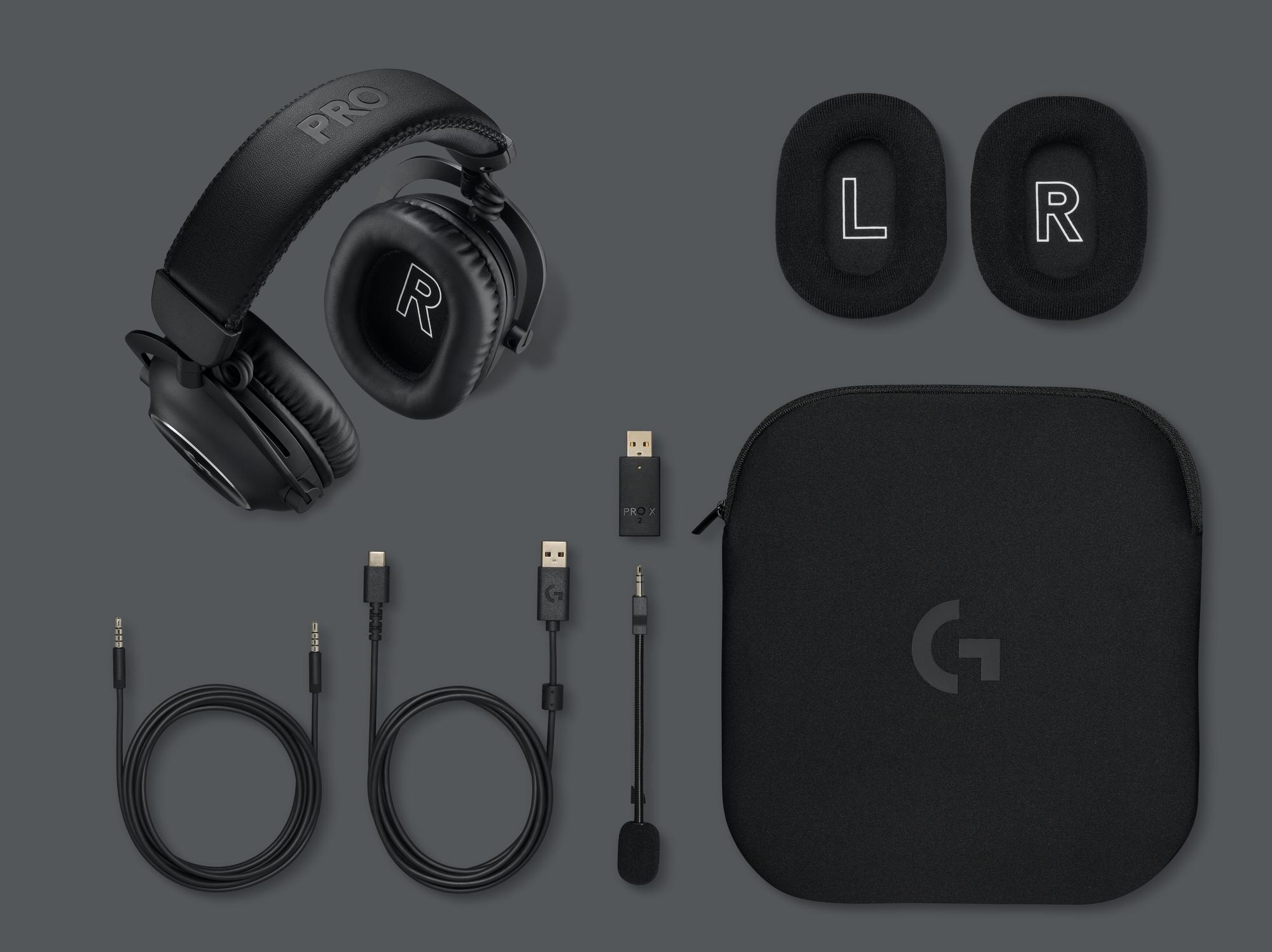 Logitech Headset G Pro X 2 Lightspeed / 991-000550 Black