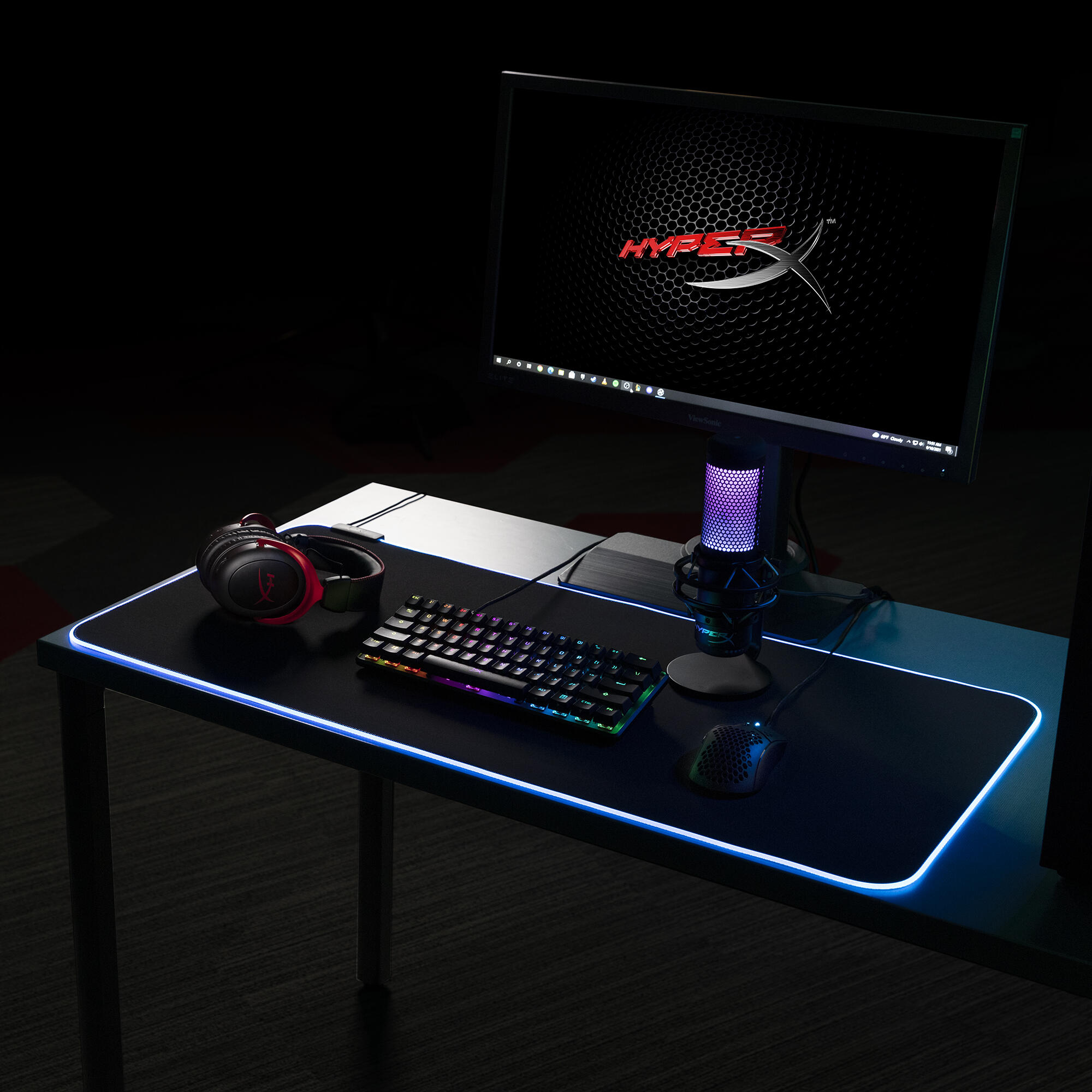 HyperX Mauspad Pulsefire Mat XL / 4Z7X5AA Schwarz