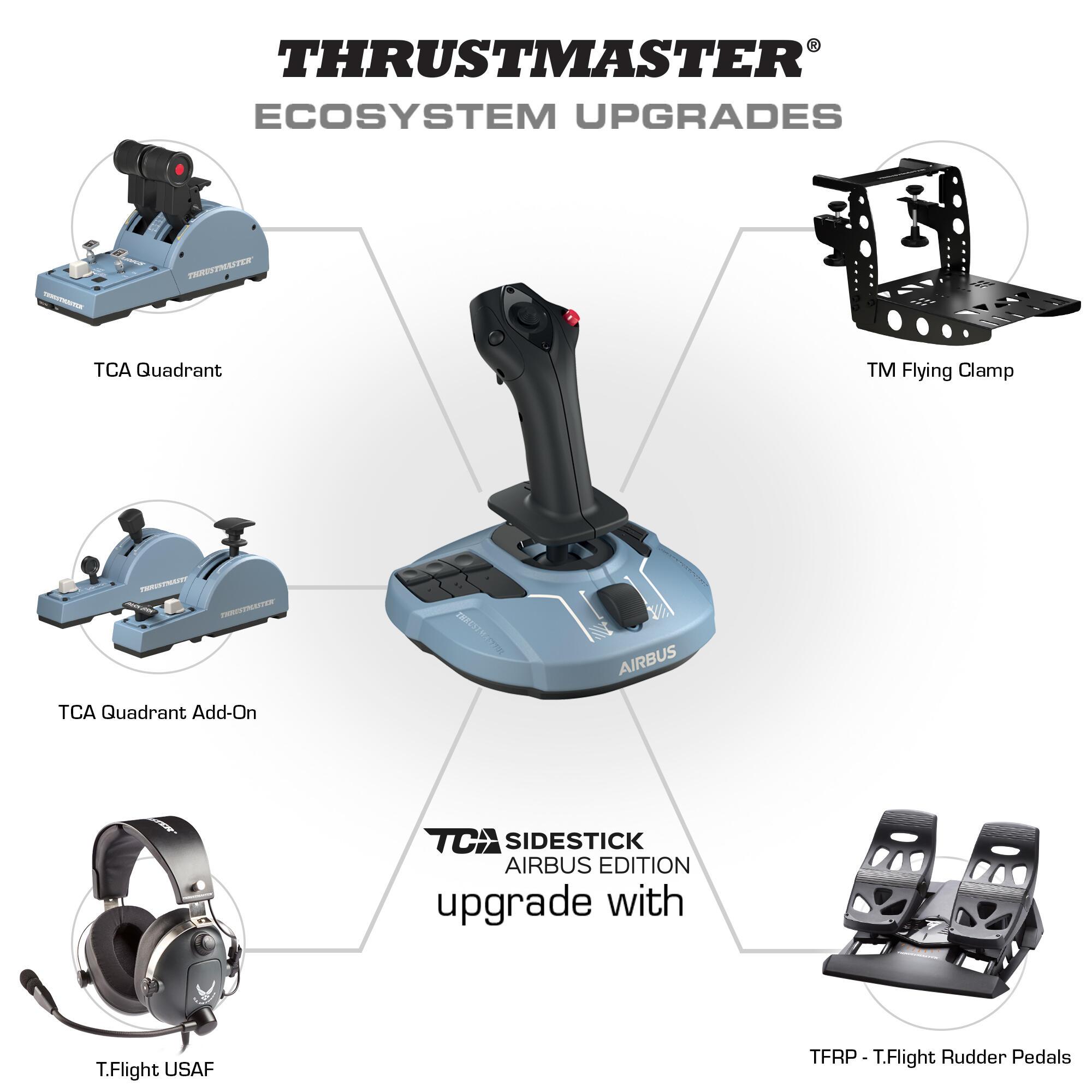 Thrustmaster Contrôleur TCA Quadrant Airbus Edition / 2960840 Noir, bleu