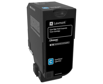 Lexmark Toner 74C2HCE / 74C2HCE Cyan XXL