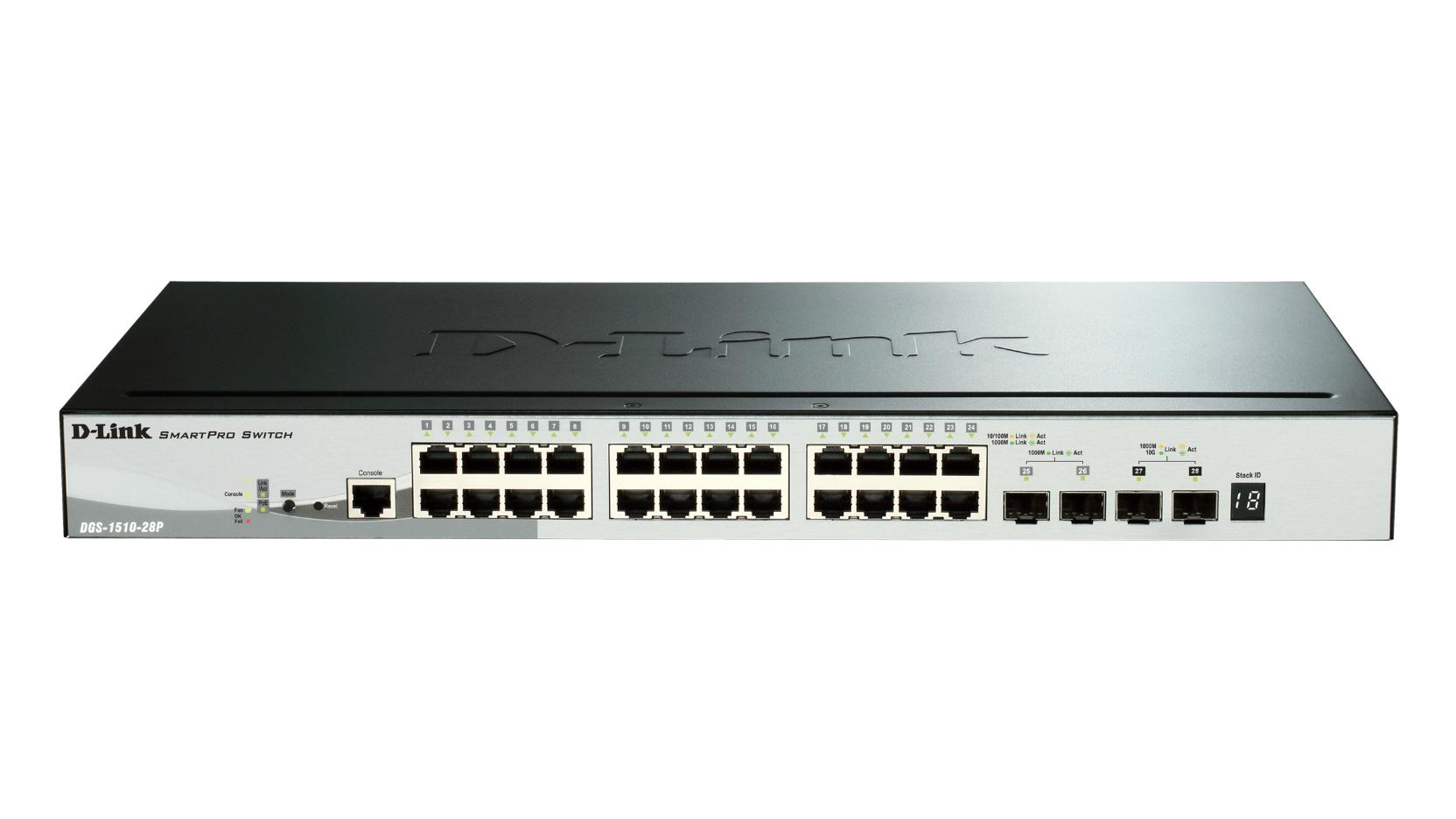 D-Link Switch DGS 1510-28P / DGS-1510-28P/E Noir