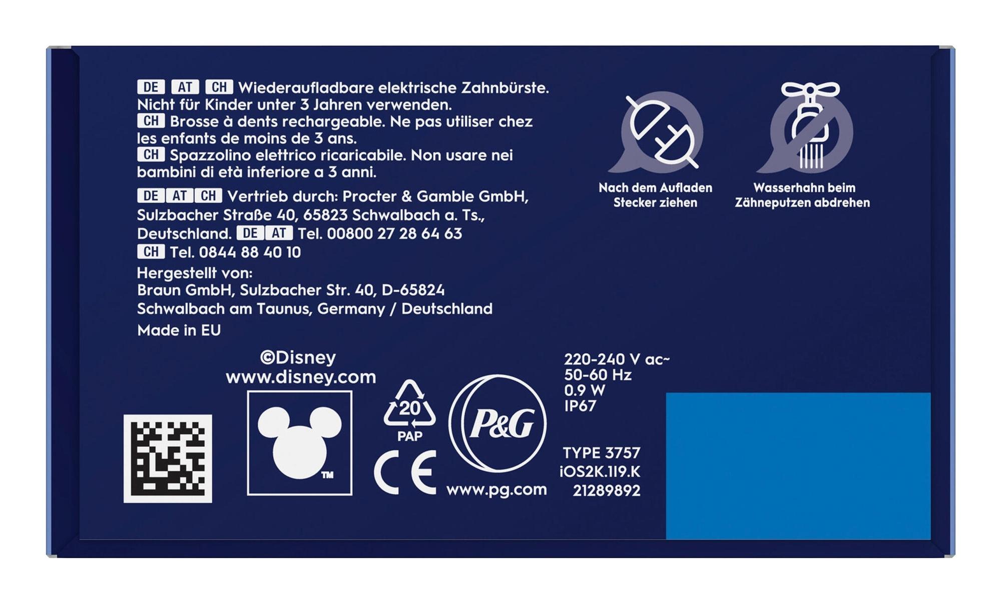 Oral-B Zahnbürste iO Kids Lilo and Stitch mit Etui / 931663 Blau