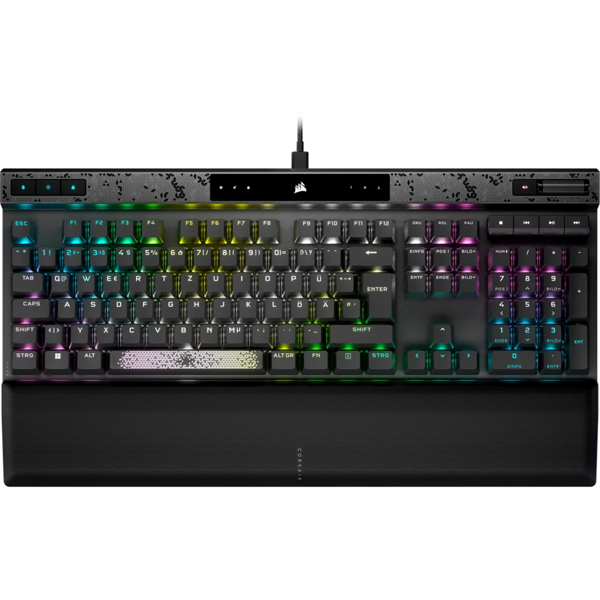 Corsair Tastatur K70 MAX RGB / CH-910961G-DE Schwarz