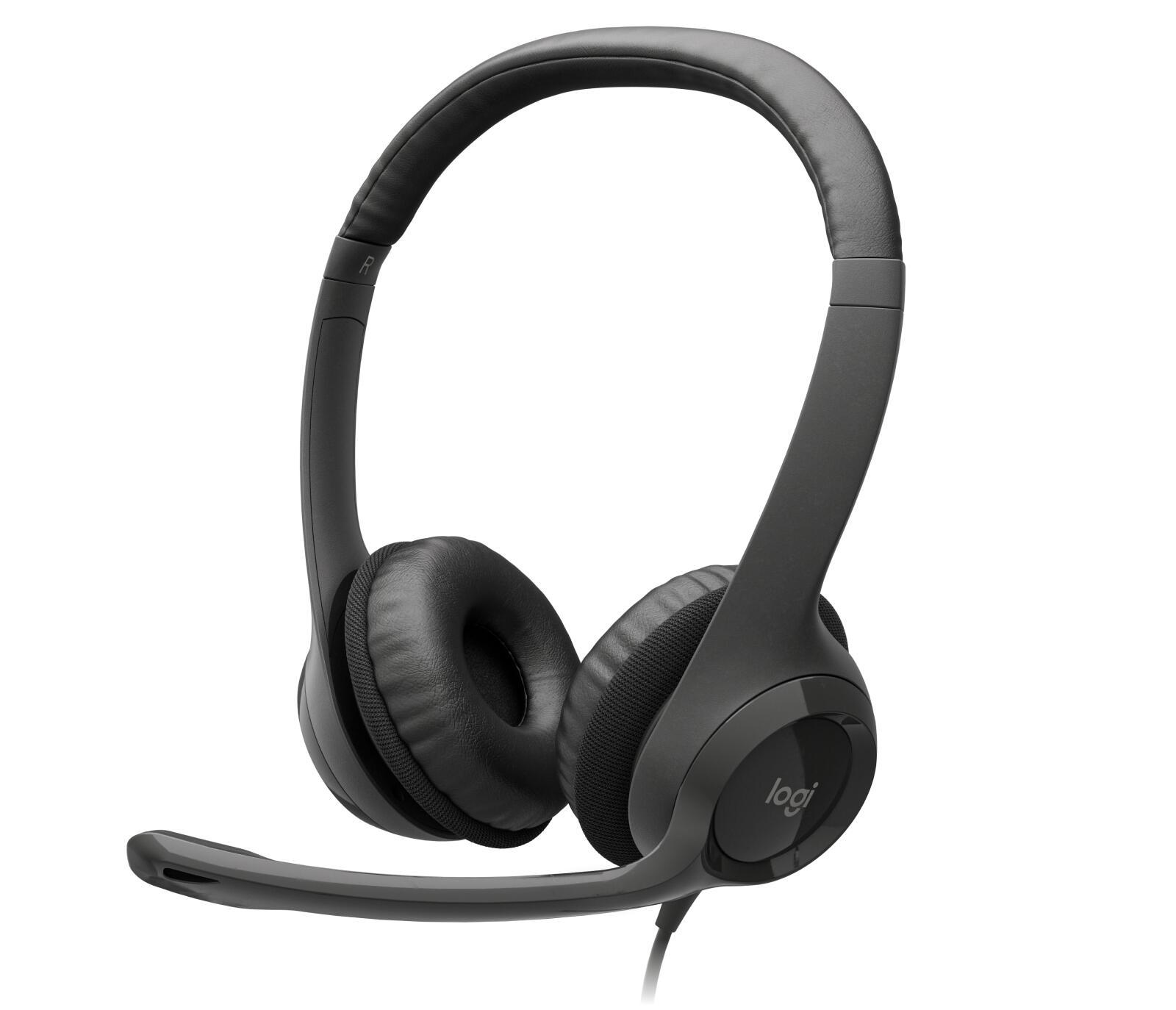 Logitech Headset H390 / 981-000406 Schwarz