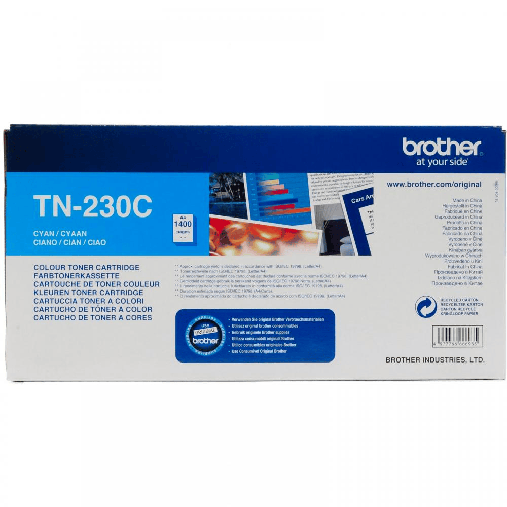Brother Toner TN-230C Ciano