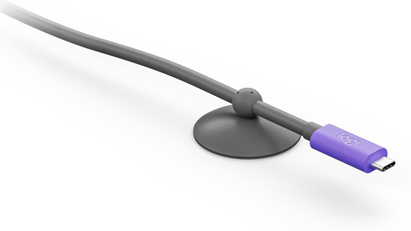 Logitech Kabel Active USB-C 5m / 952-000195 Graphit, Violett