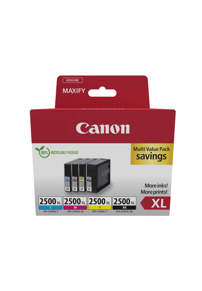 Canon Encre PGI-2500XL / 9254B010 BK,C,M,Y XL