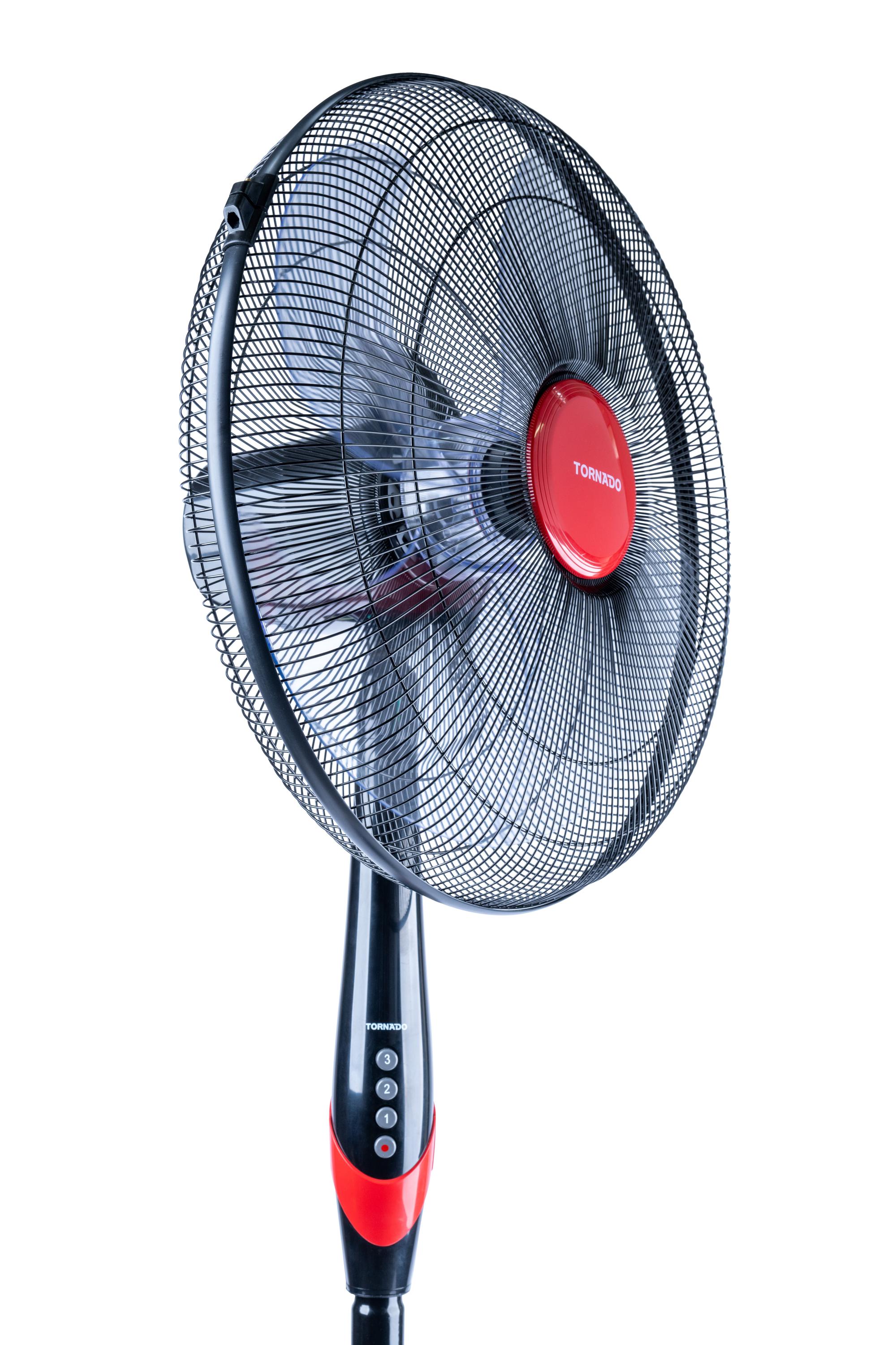 TORNADO Ventilador TSF-18XW / TSF-18XW Negro, rojo