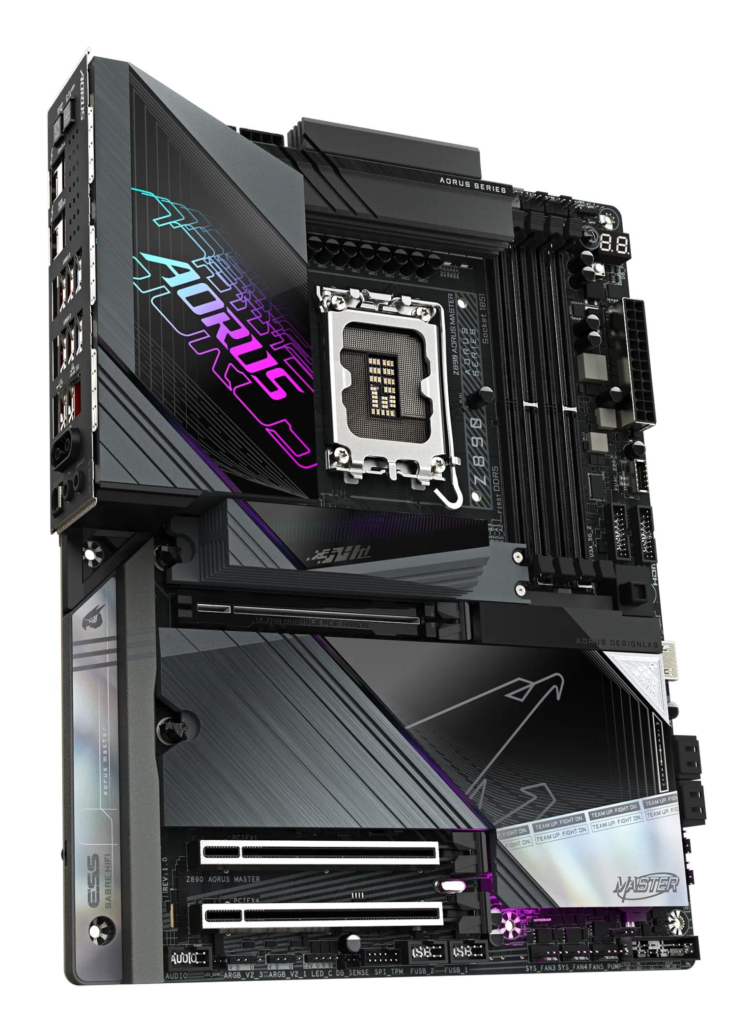 GIGABYTE Mainboard Z890 AORUS MASTER MB / Z890 AORUS MASTER Schwarz
