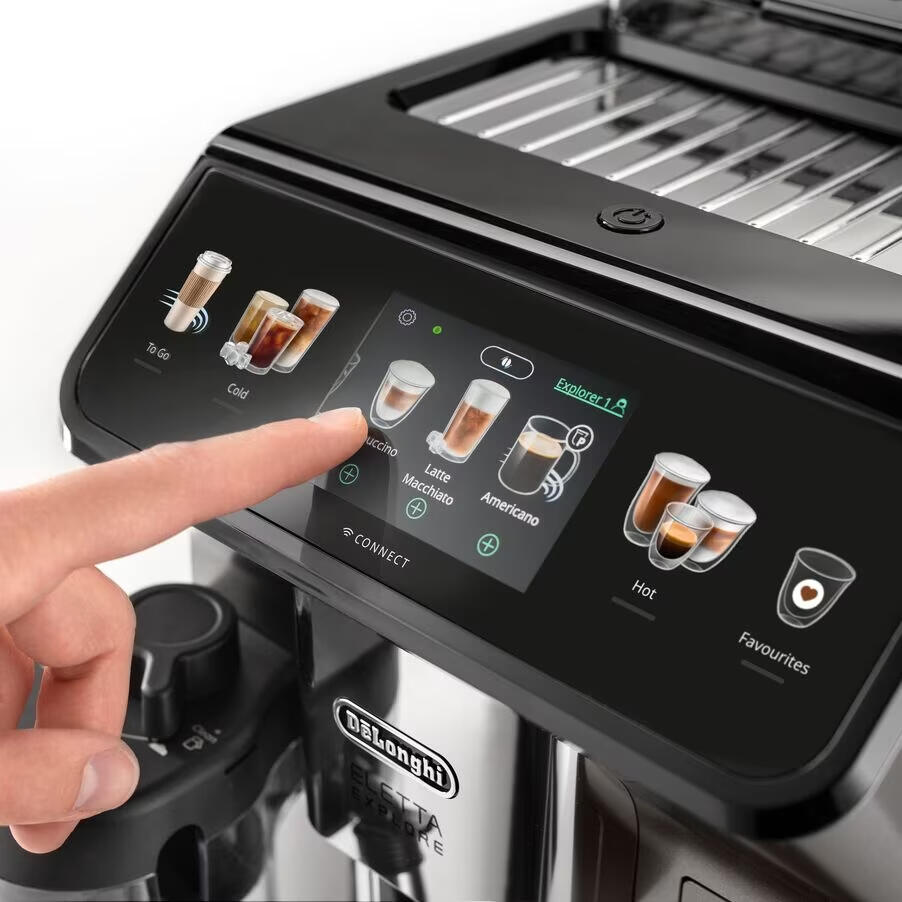 De’Longhi Fully automatic coffee machine Eletta Explore Cold Brew / ECAM450.86.T Titanium
