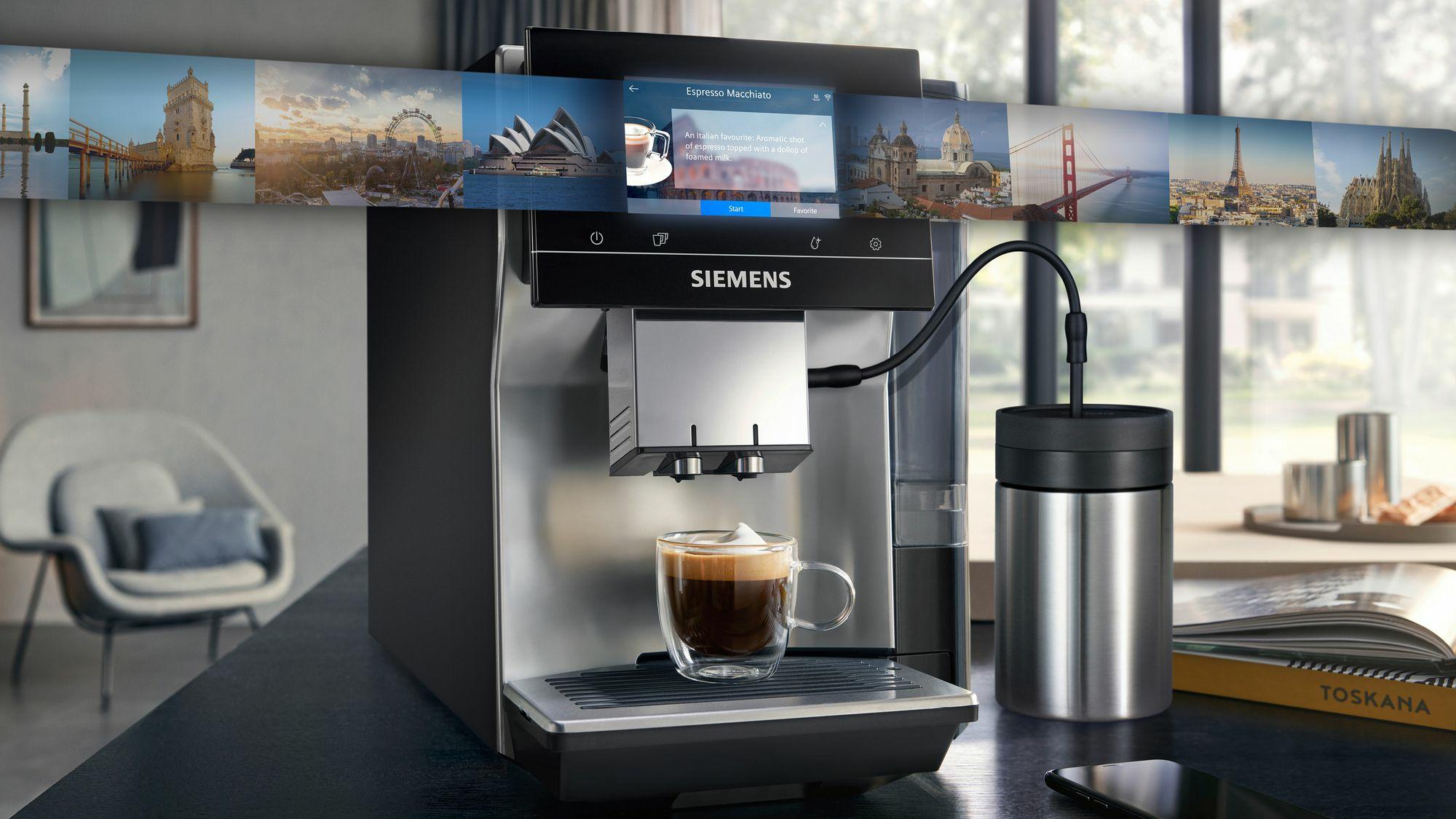 Siemens Máquina de café totalmente automática EQ.700 classic / TP715D01 Gris