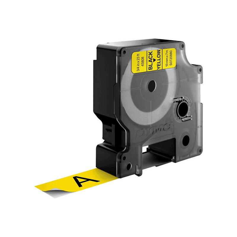 Dymo Ribbon 45808 / S0720880 Black on Yellow
