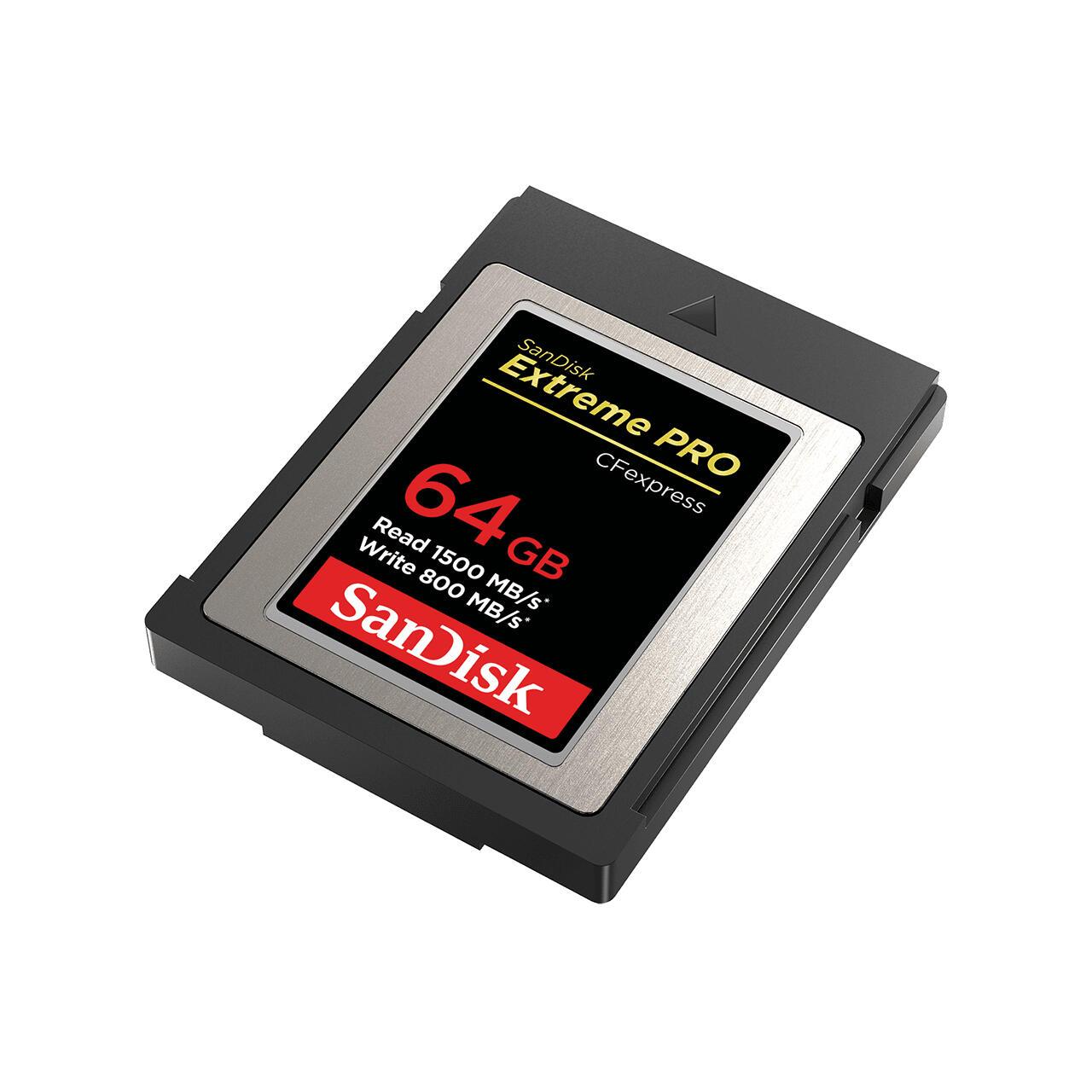 SanDisk Carte CFexpress Extreme PRO CFexpress 64GB / SDCFE-064G-GN4NN Noir
