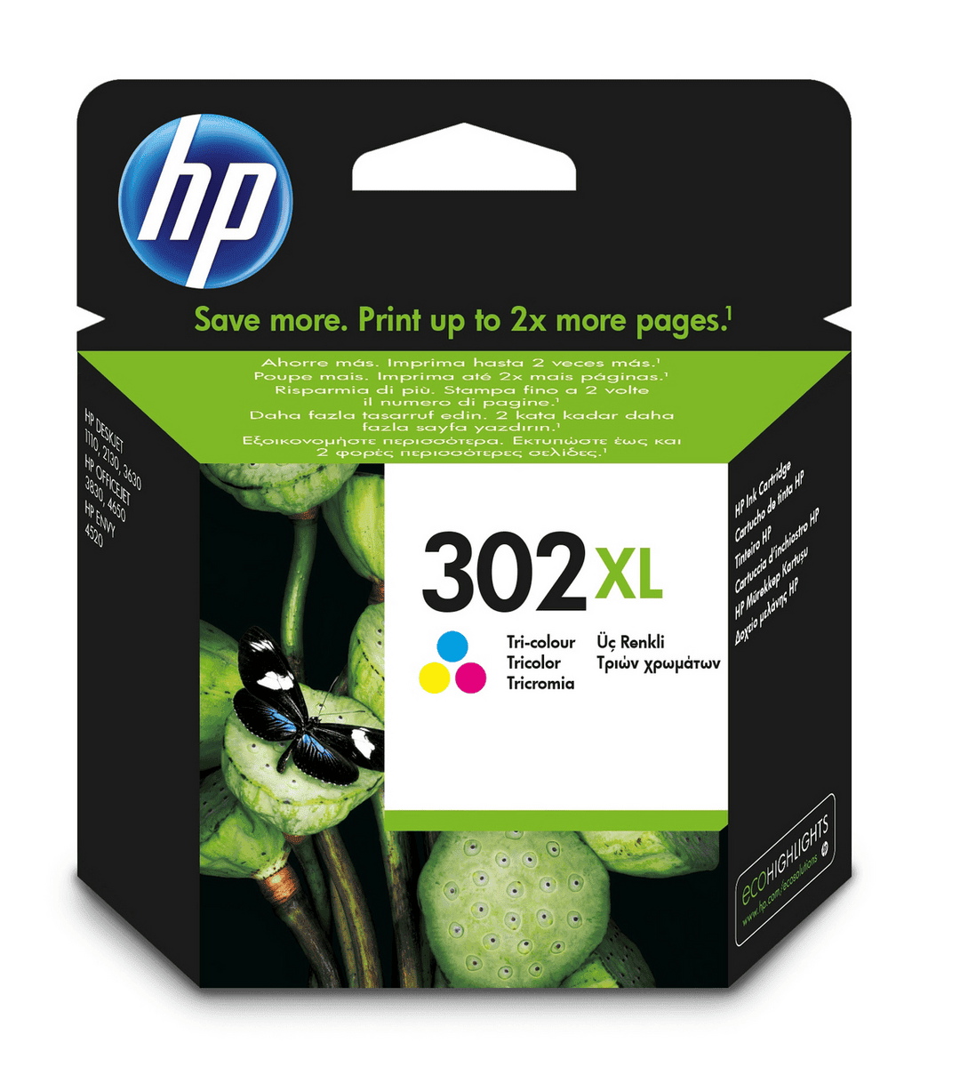 HP Ink 302XL / F6U67AE C,M,Y XL
