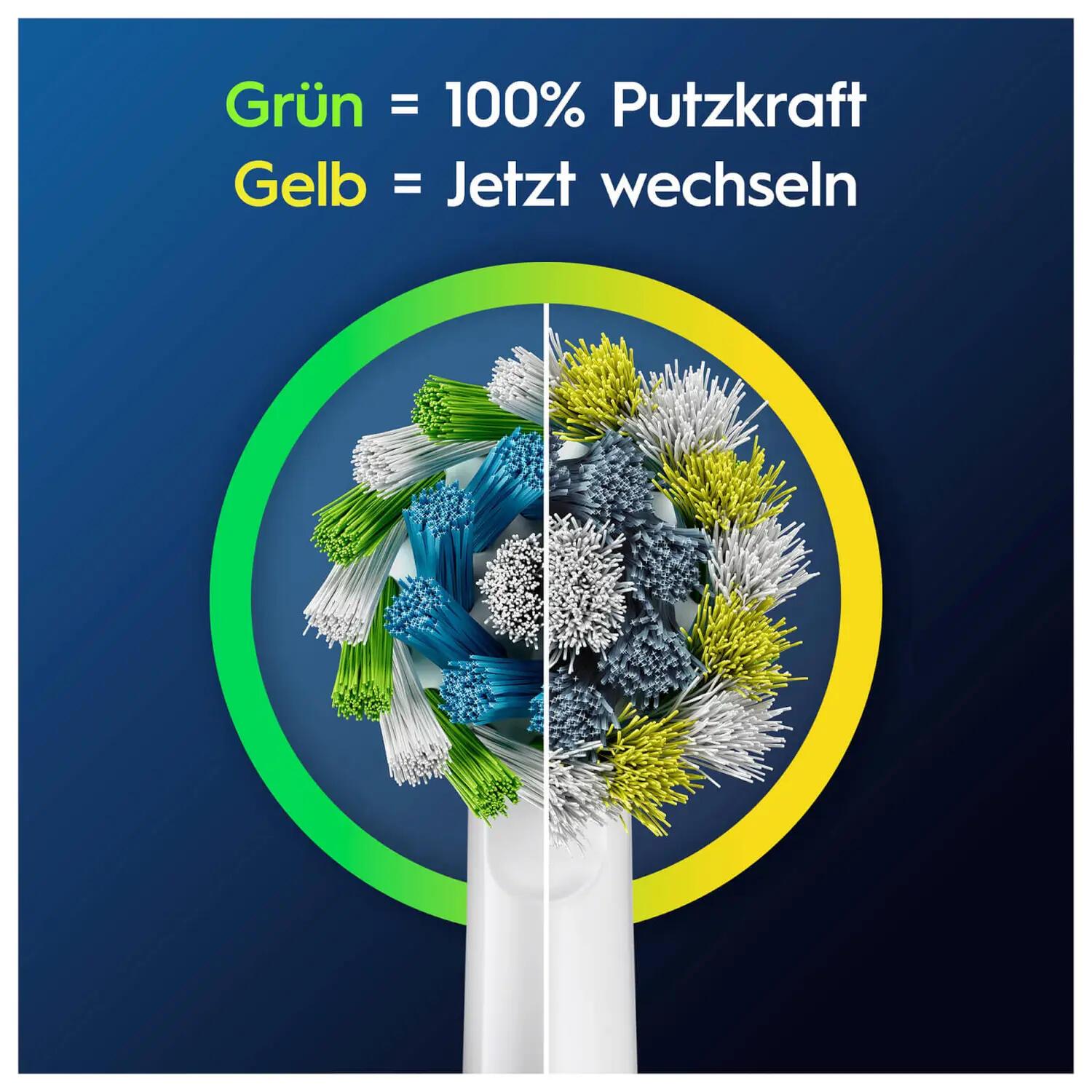 Oral-B Aufsteckzahnbürste Pro CrossAction / 8006540860380 Weiß 4-Pack