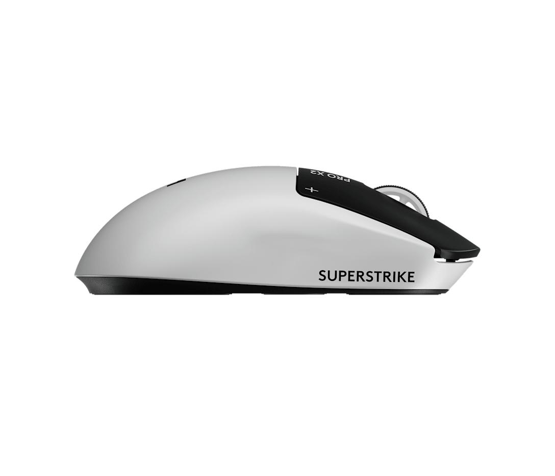 Logitech Ratón G Pro X2 Superstrike / 910-007777 Negro, blanco