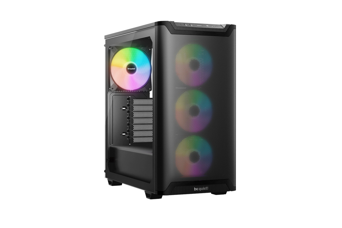 be quiet! Carcasa de PC Pure Base 501 LX / BGW78 Negro sobre Transparente