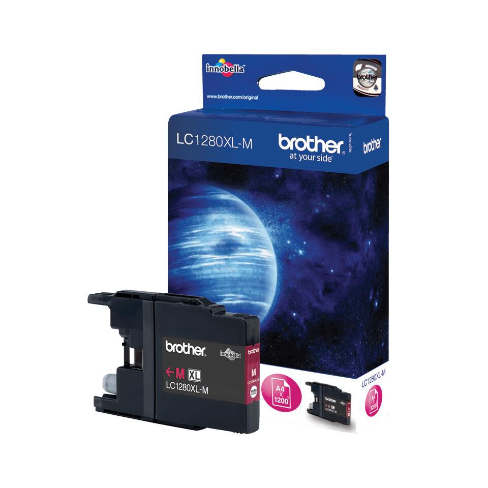 Brother Ink LC-1280XLM / LC1280XLM Magenta Standard
