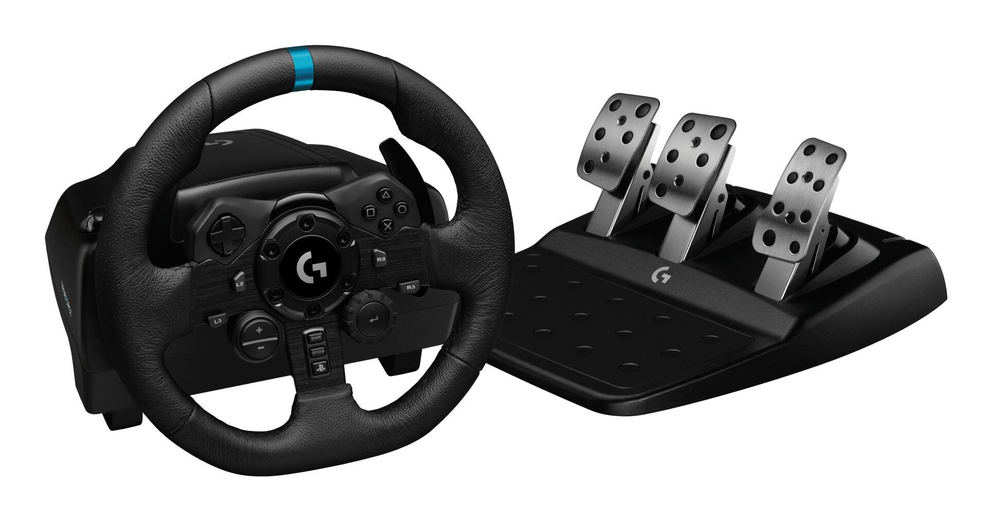 Logitech Contrôleur G923 Wheel und Pedals PS/PC / 941-000149 Noir