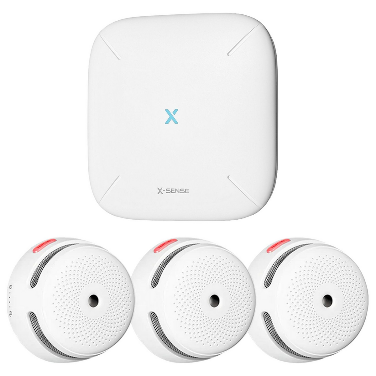 X-Sense Détecteur de fumée FS31 / ZASXS00108WEU Blanc Multipack