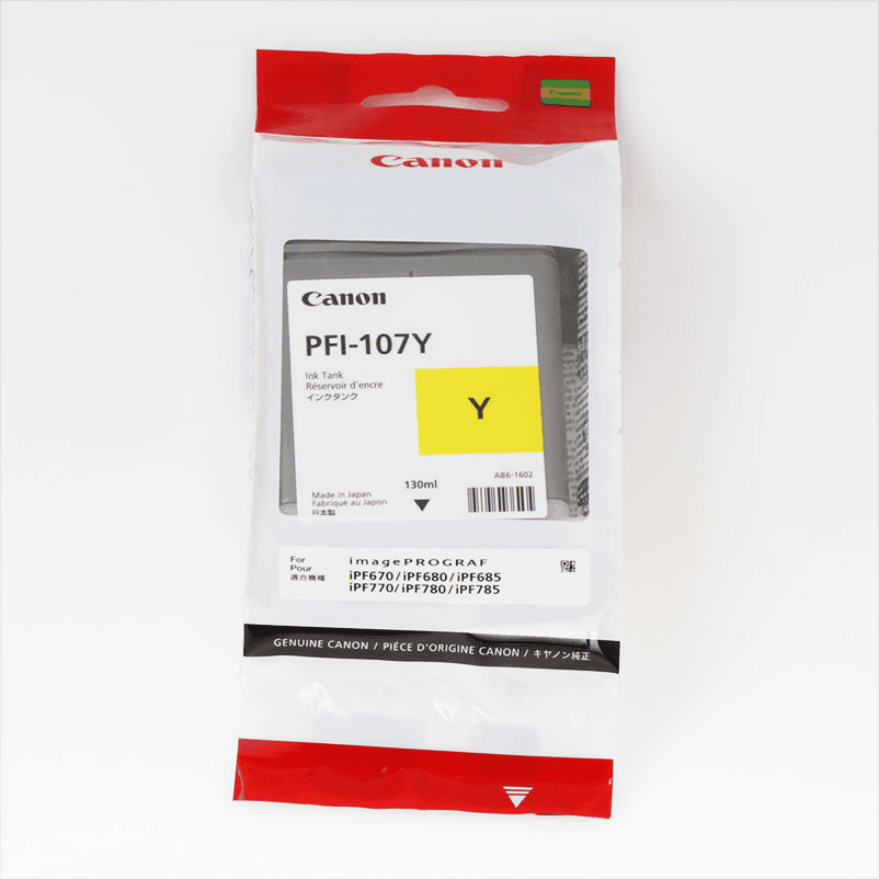 Canon Ink PFI-107Y / 6708B001 Yellow