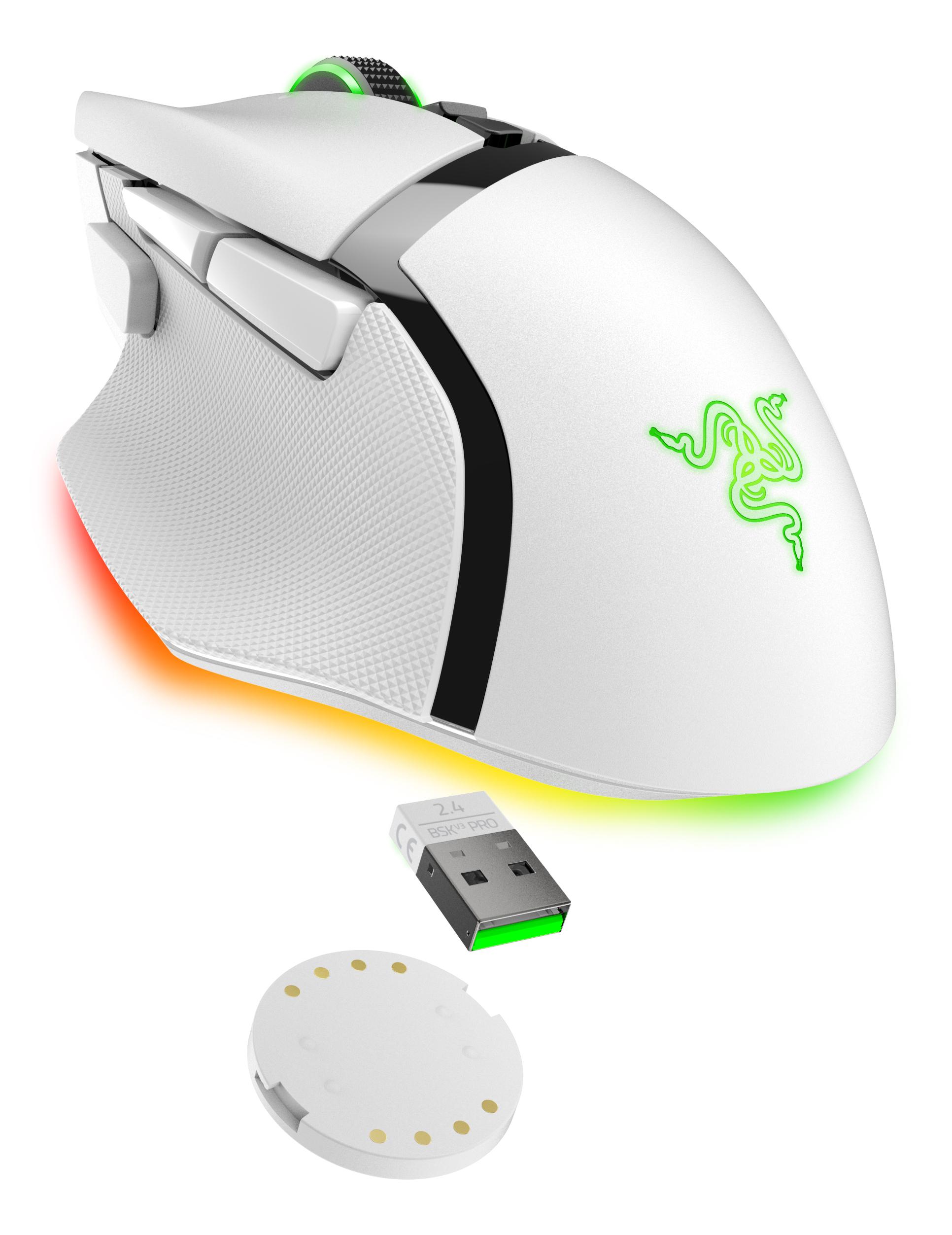 Razer Mouse Basilisk V3 Pro / RZ01-04620200-R3G1 Bianco