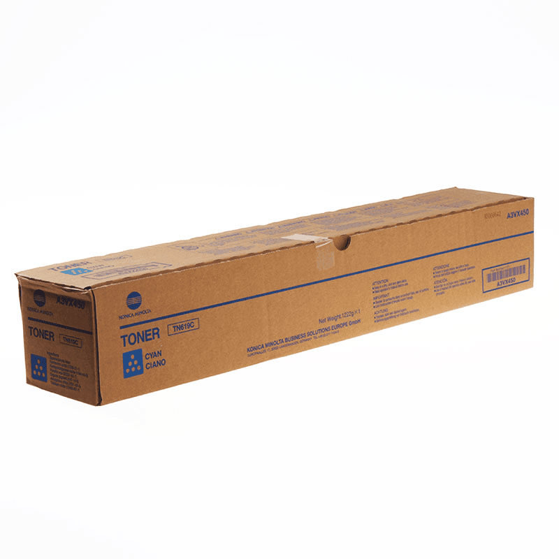 Konica Minolta Toner TN619C / A3VX450 Cyan (A3VX45H)