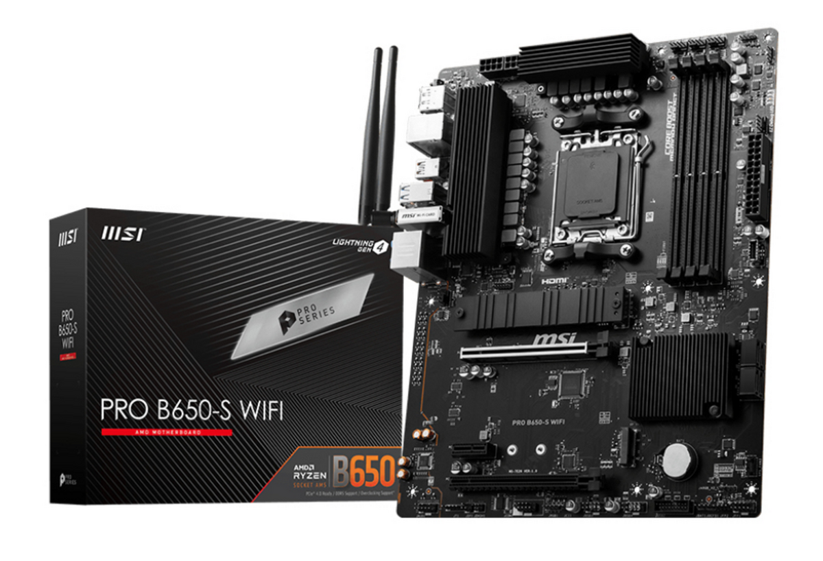 MSI Motherboard Pro B650-S Wifi / 7E26-003R Black