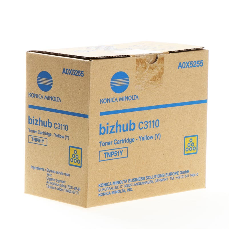 Konica Minolta Toner TNP51Y / A0X5255 Yellow