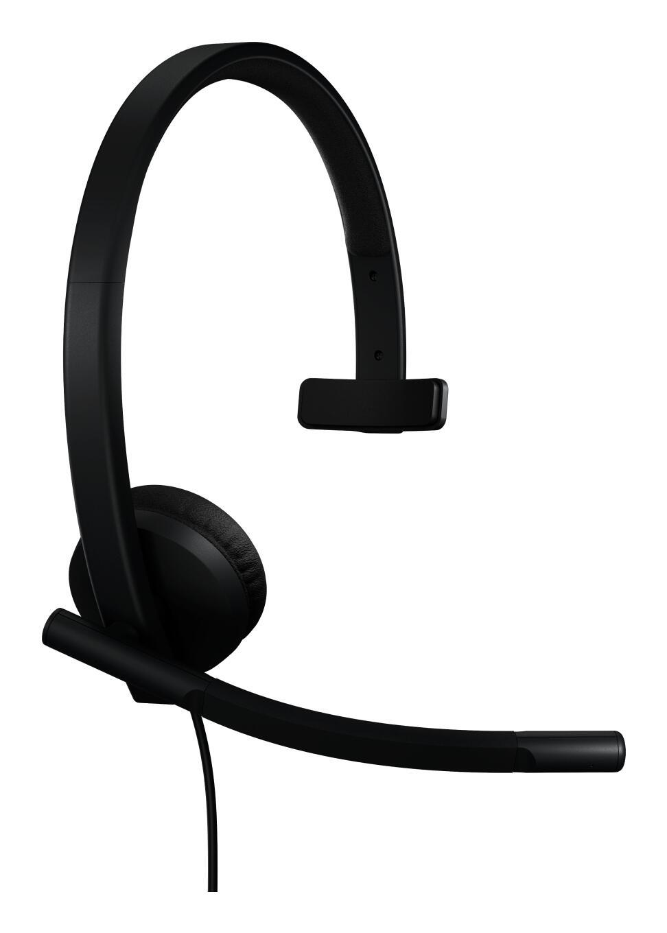 Logitech Headset H570e Mono MS USB-C / 981-001427 Schwarz