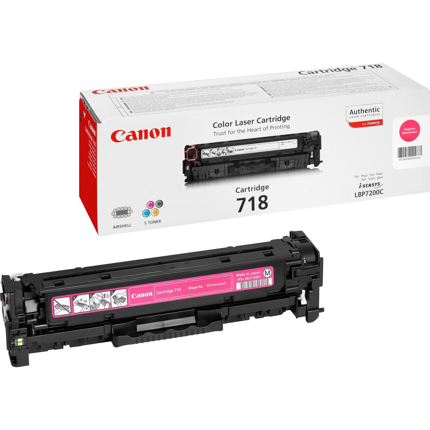 Canon Toner 718 / 2660B002 Magenta Standard
