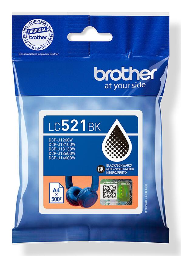 Brother Inchiostro LC-521BK / LC521BK Nero Standard