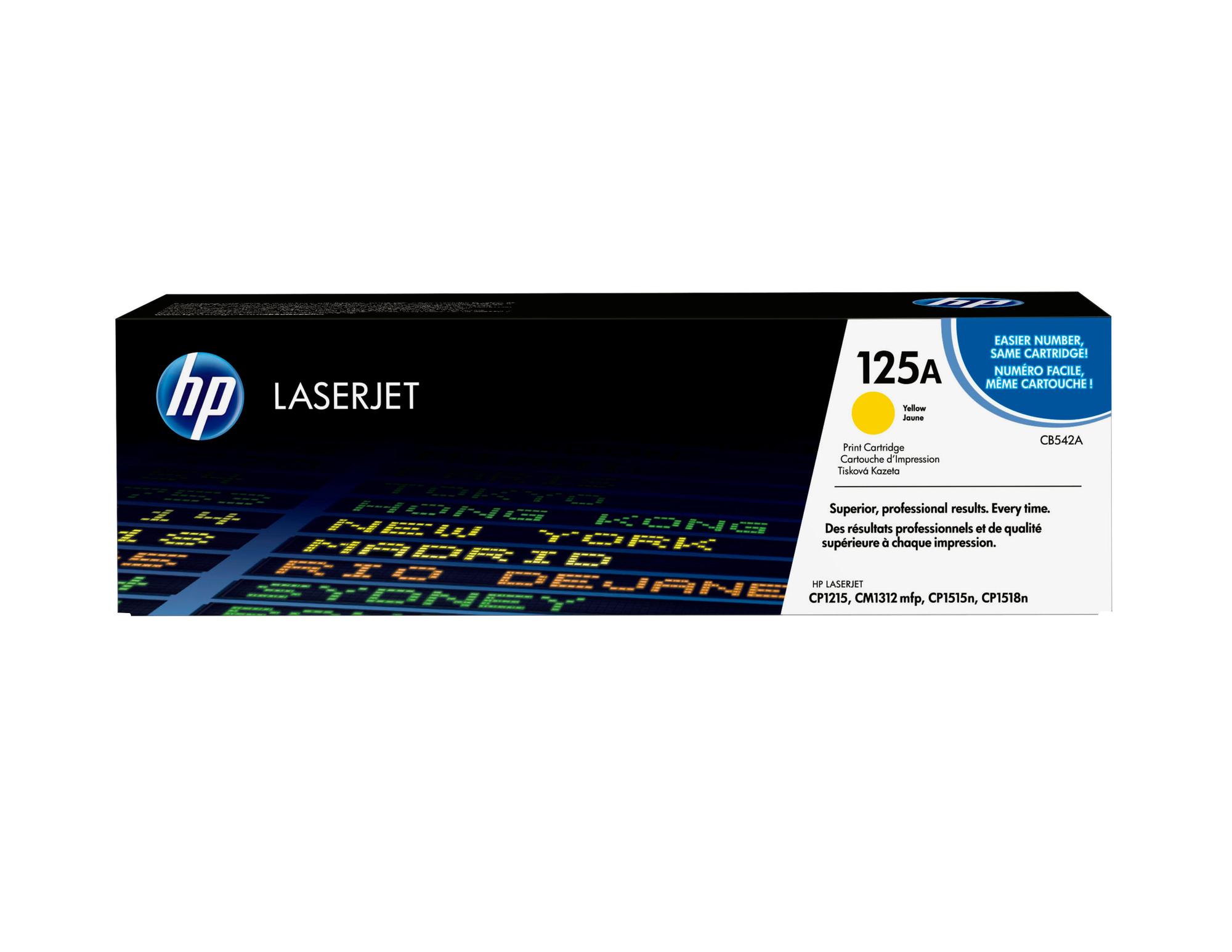HP Tóner 125A / CB542A Amarillo Standard