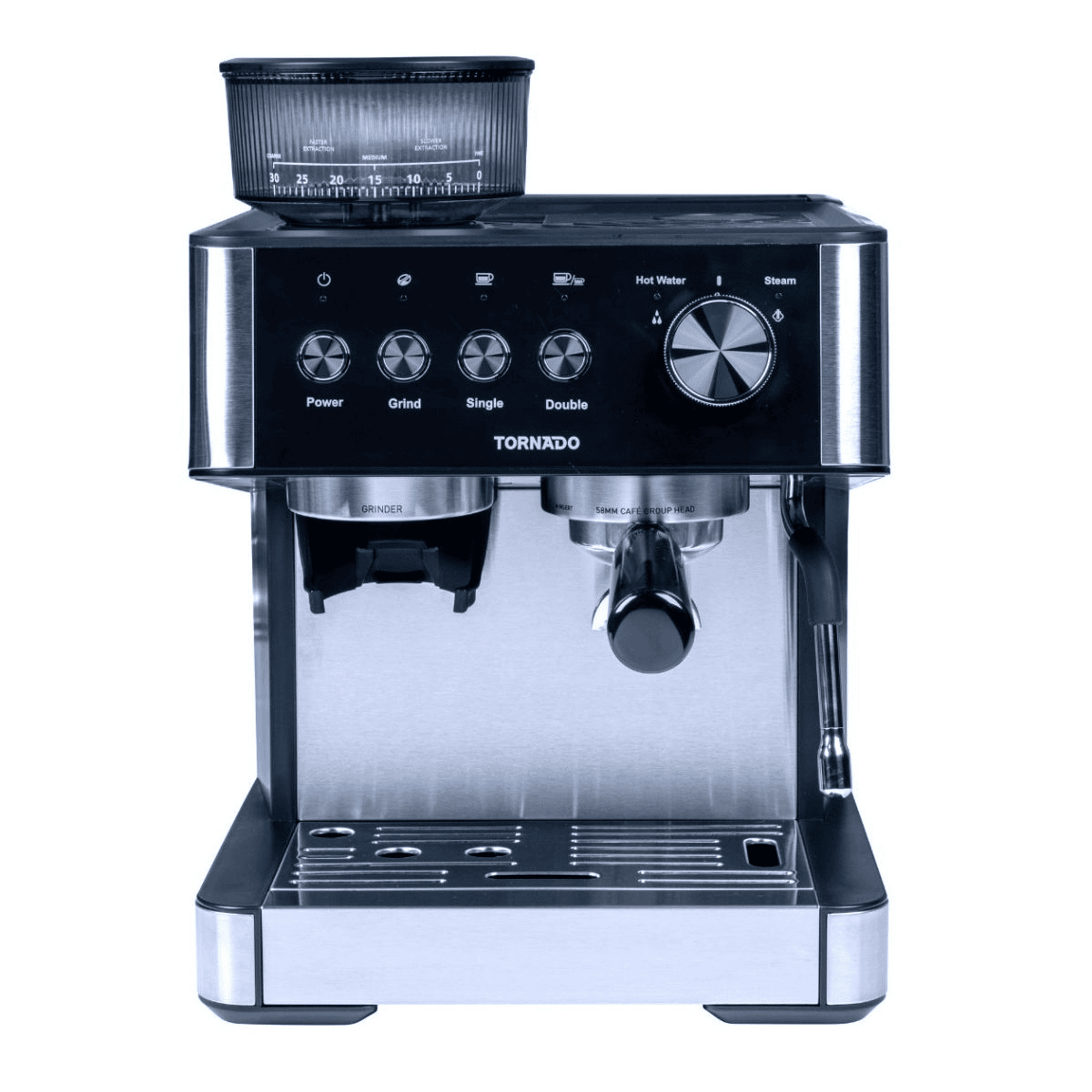 Tornado Portafilter machine TCM-5431-GS Steel and Black