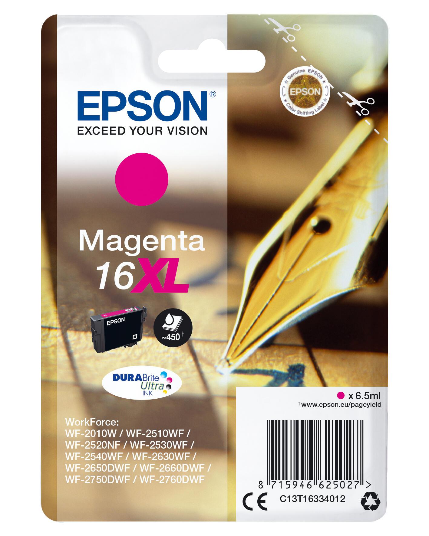 Epson Tinta 16XL / C13T16334012 Magenta XL