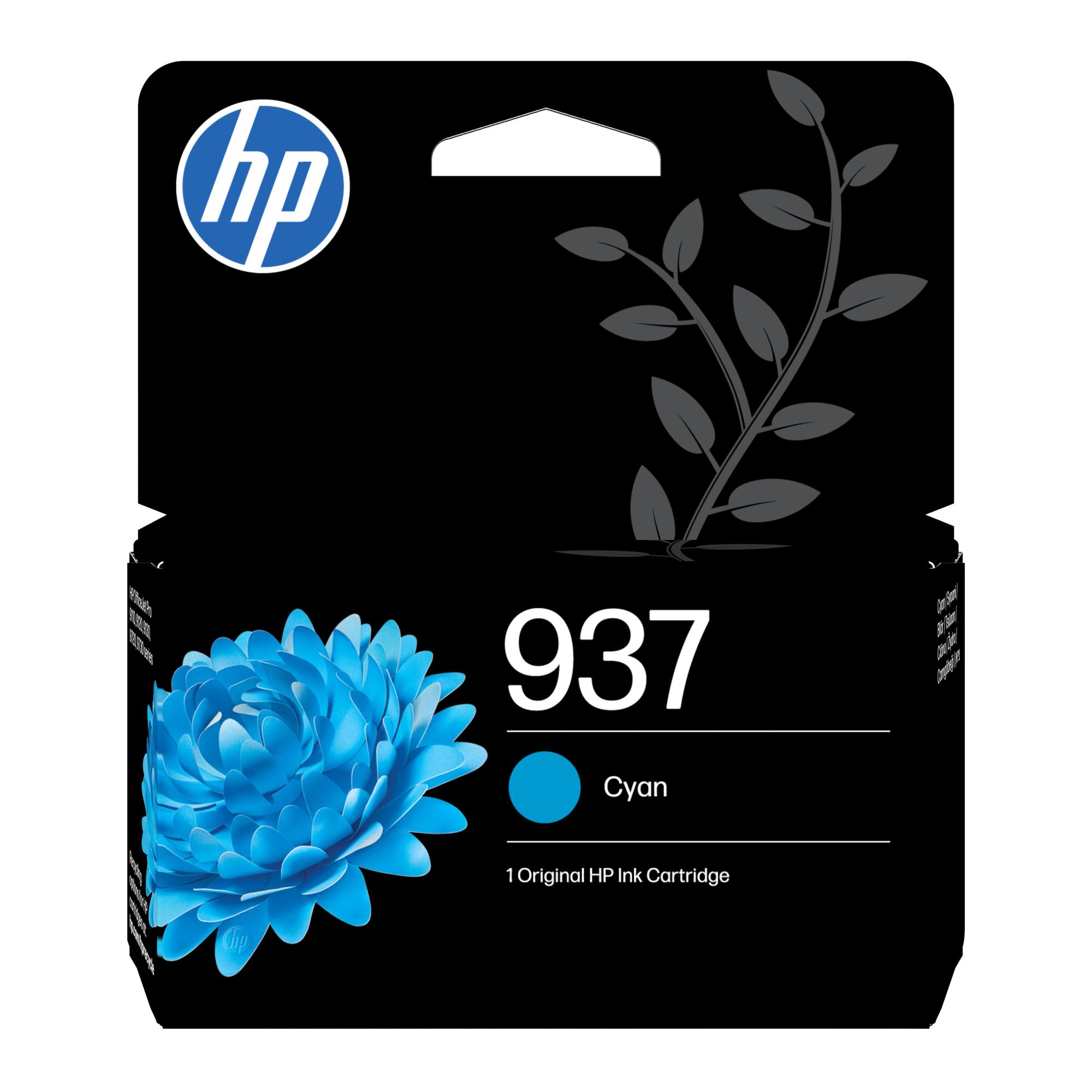 HP Tinta 937 / 4S6W2NE Cian