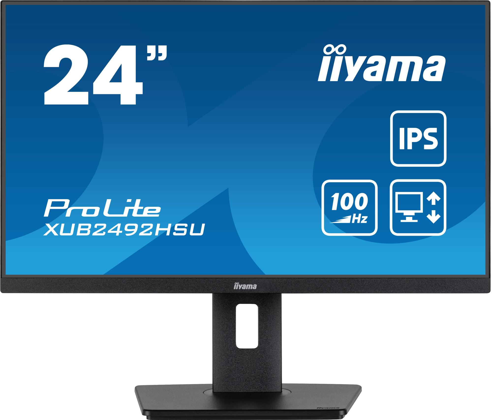 iiyama Monitor XUB2492HSU-B6 Negro 60,5 cm (23,8")