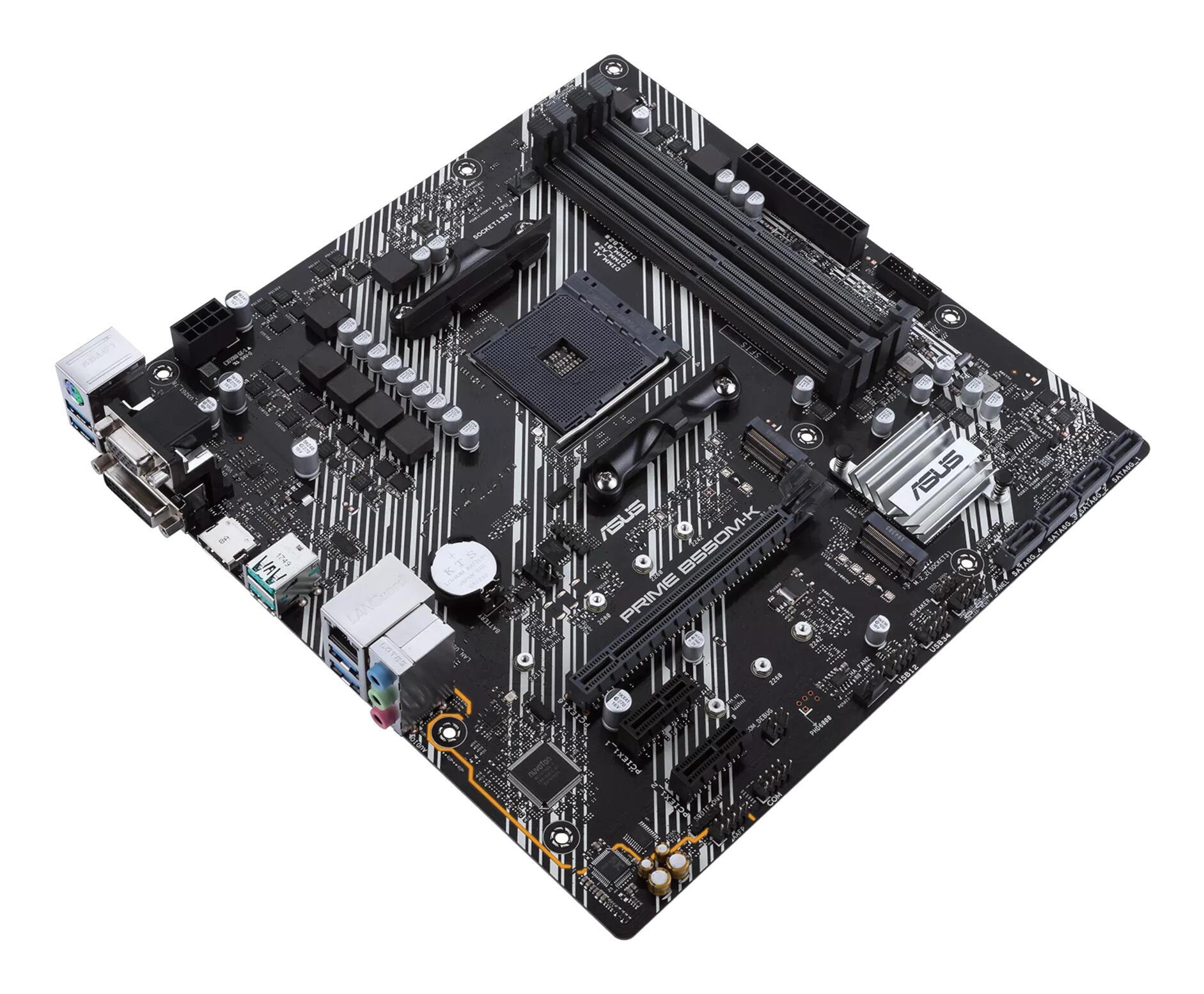 ASUS Mainboard PRIME B550M-K / 90MB14V0-M0EAY0 Black