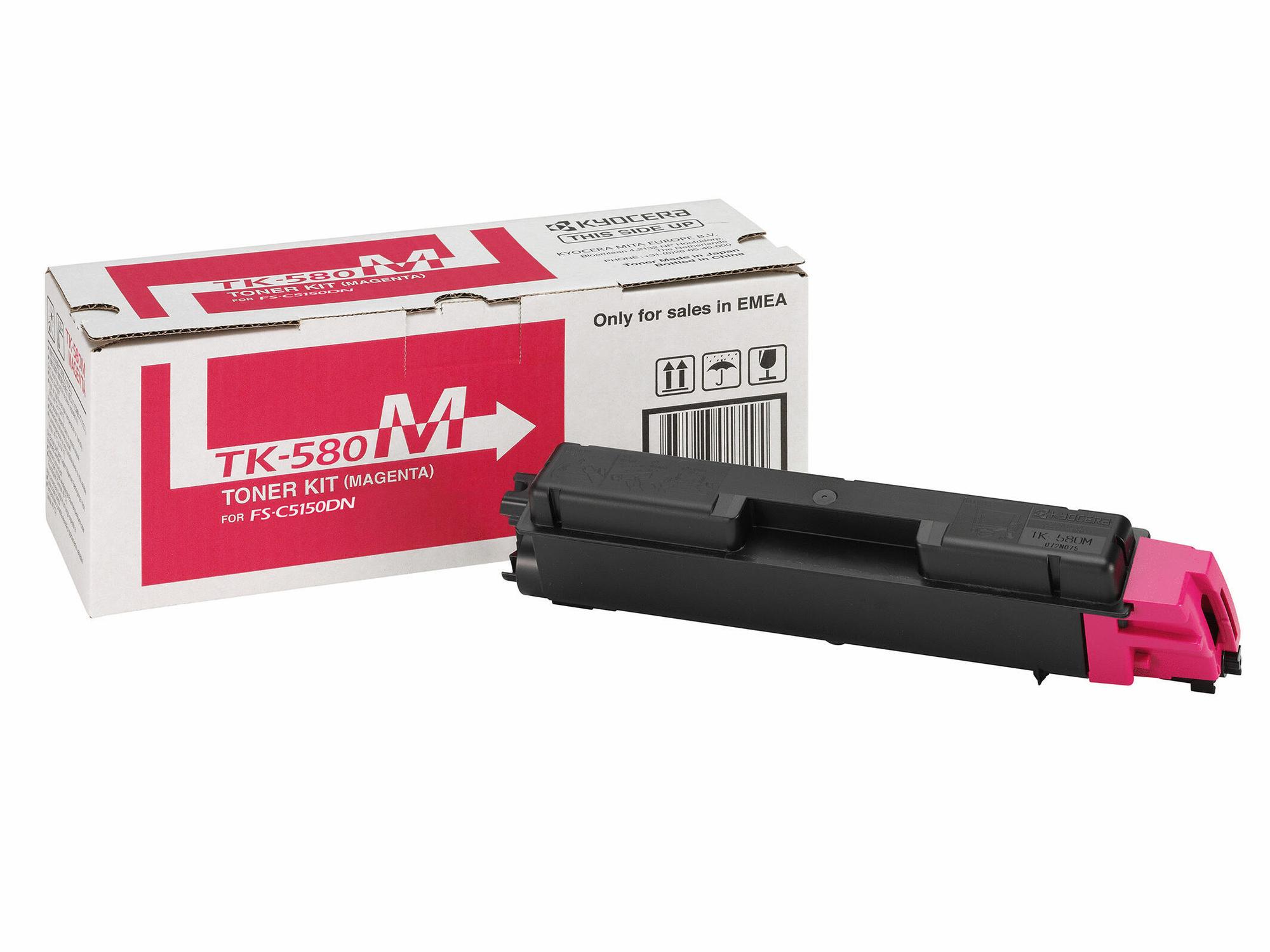 KYOCERA Tóner TK-580M / 1T02KTBNL0 Magenta Standard