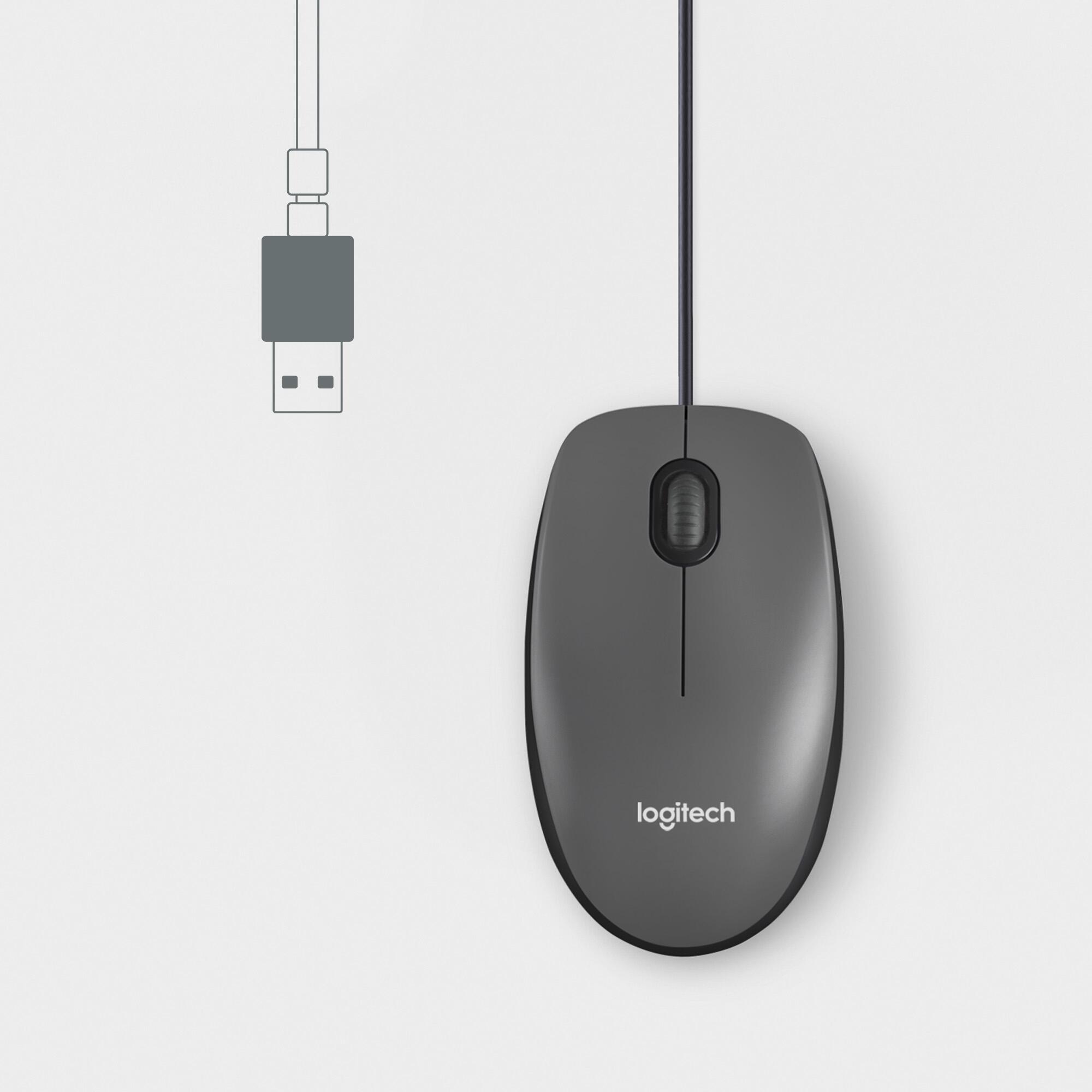 Logitech Mouse M100 / 910-006652 Black
