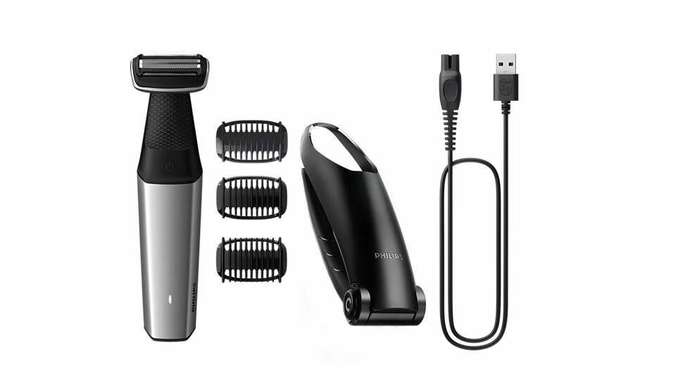 Philips Afeitadora Bodygroom 5000 Series / BG5021/15 Negro, plata Standard