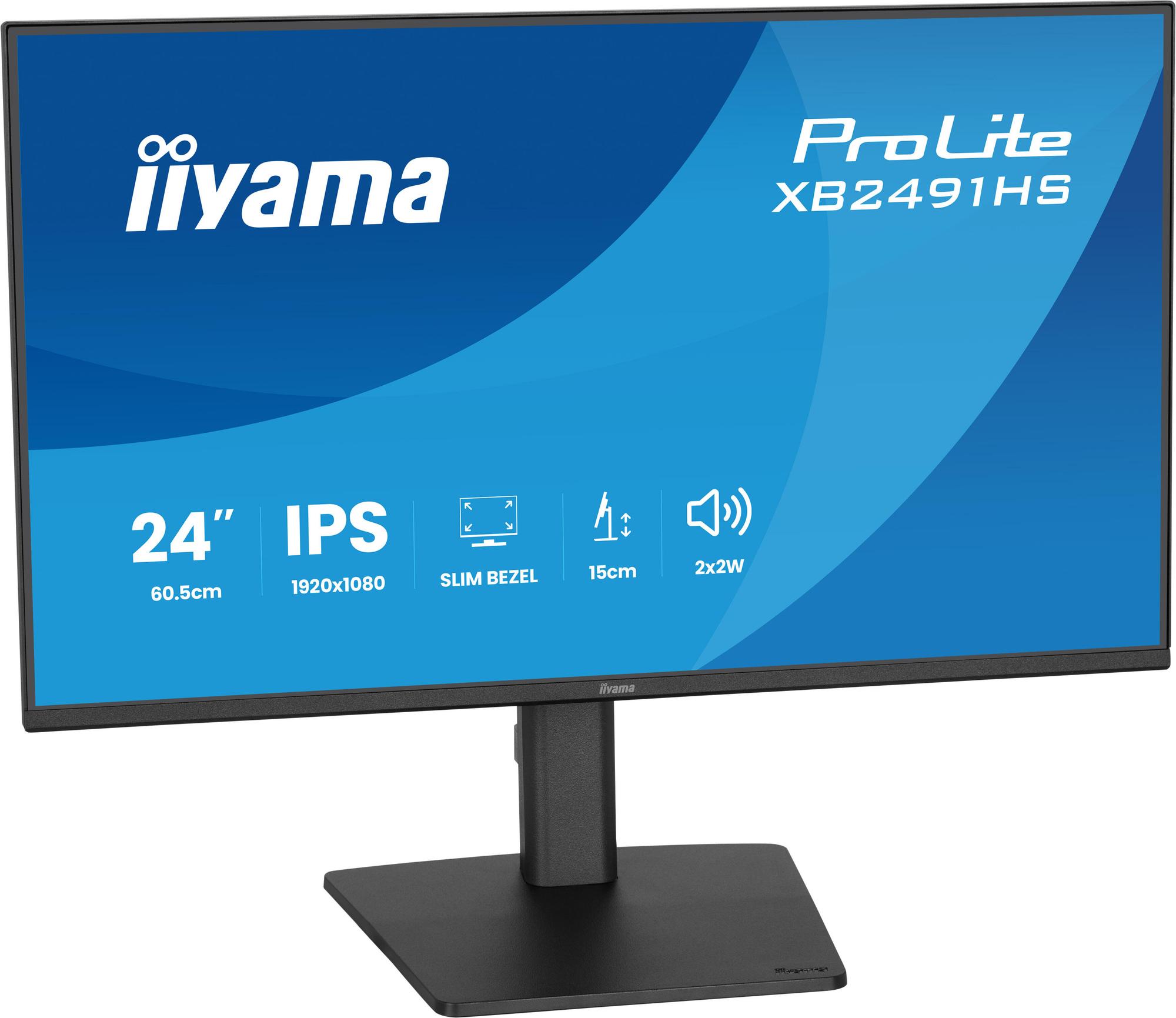 iiyama Moniteur ProLite XB2491HS / XB2491HS-B1 Noir 60,5 cm (23.8")