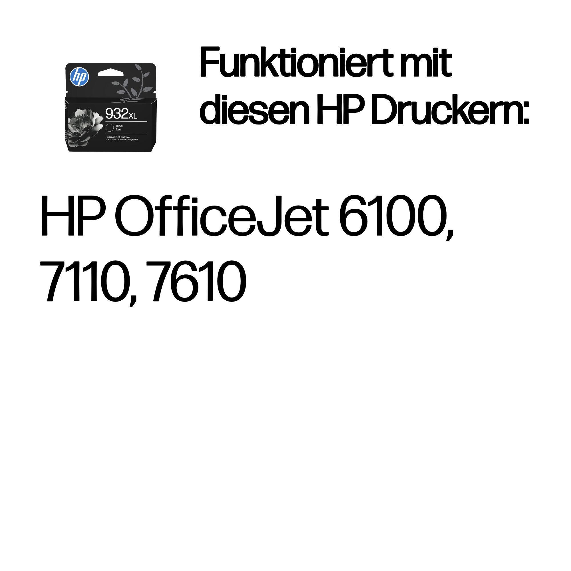HP Tinte 932XL / CN053AE Schwarz XL
