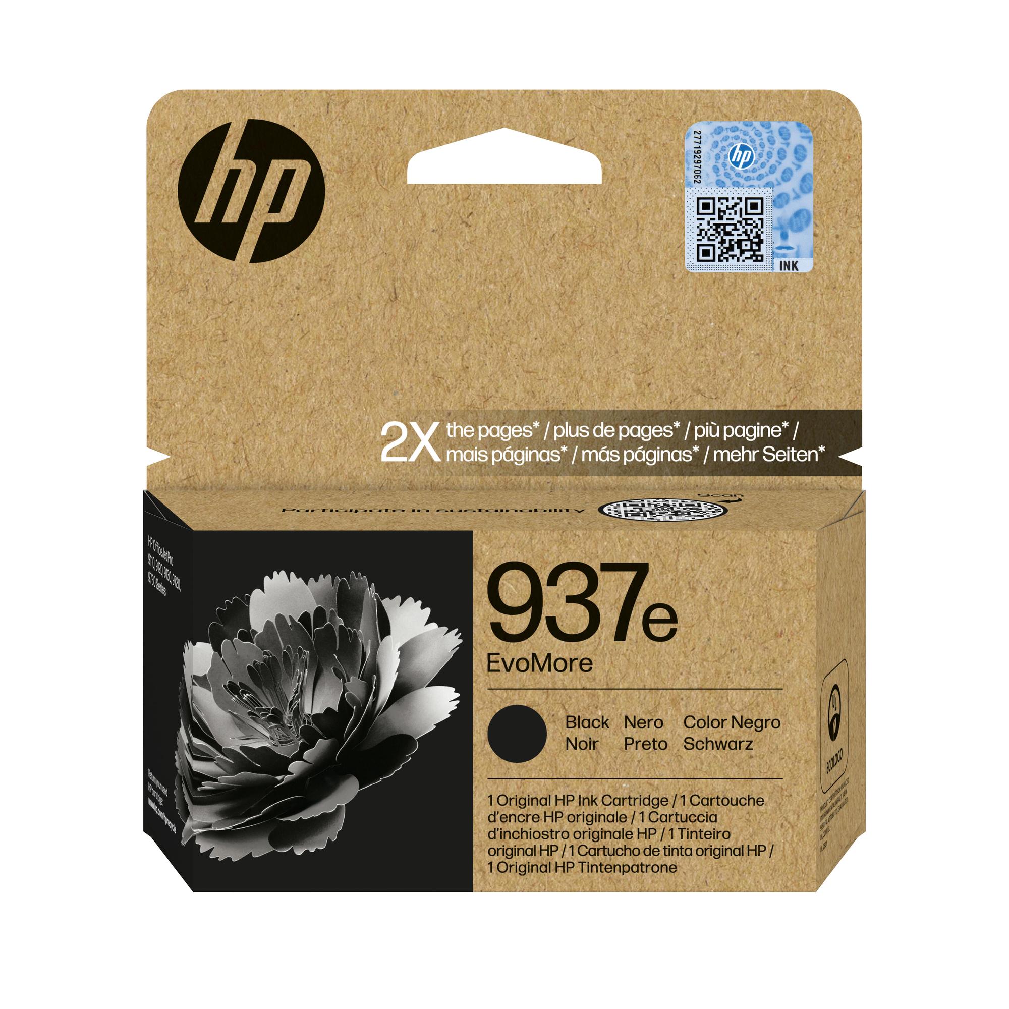 HP Ink 937E / 4S6W9NE Black XL